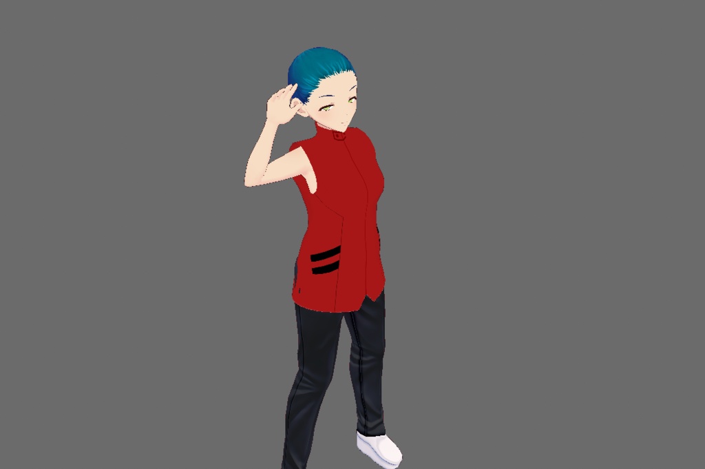 vroid haruko haruhara vest