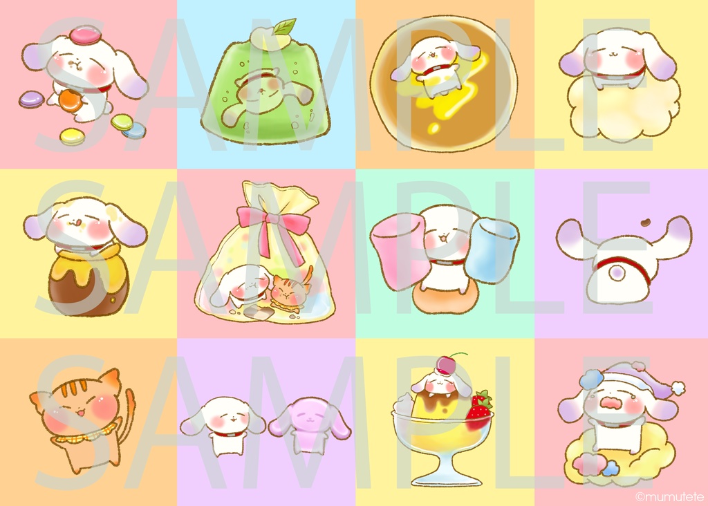 Tシャツ「もちもちスイーツシリーズ」