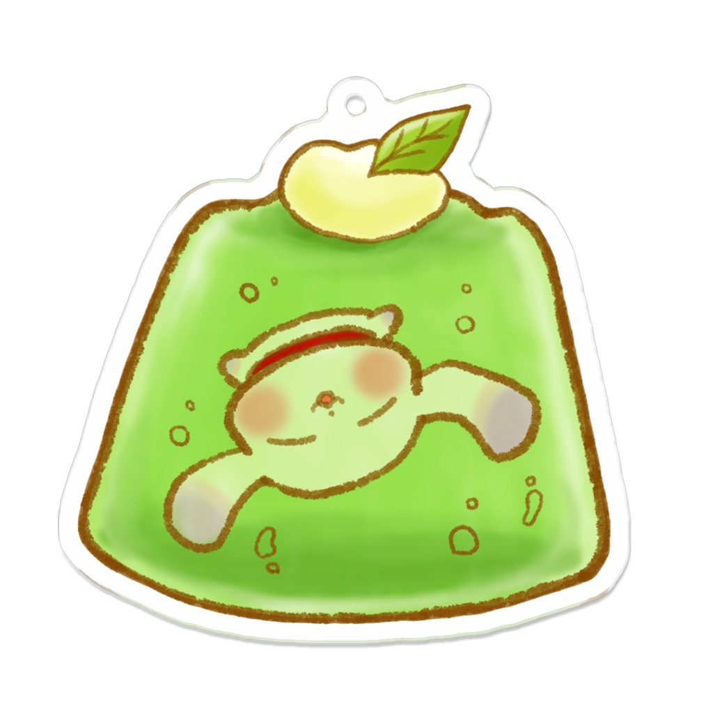 アクリルキーホルダー(ゼリー)「もちもちスイーツシリーズ」