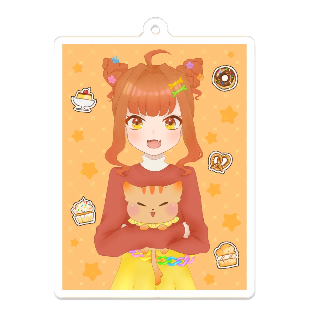 アクリルキーホルダー(デザートタイム)「まんぷくごはんシリーズ」