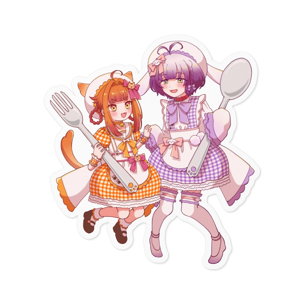 なかよしステッカー「ぎゅぎゅっとお子さまランチシリーズ」