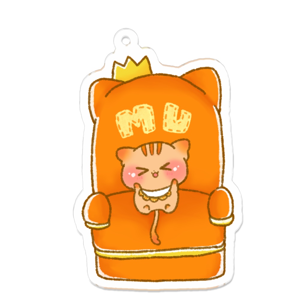 アクリルキーホルダー(ねこチェアむむにゃ)「むむバースデー2023シリーズ」