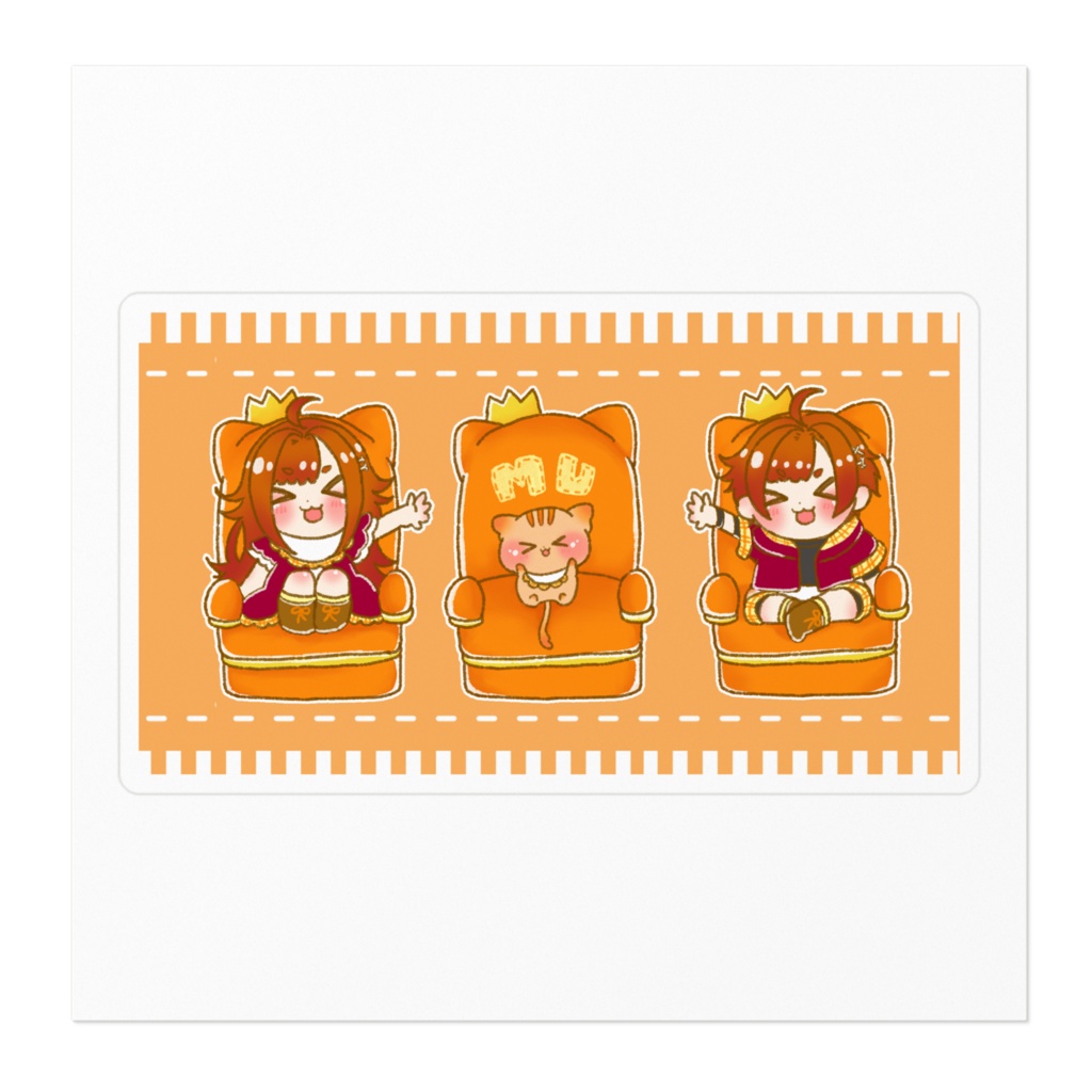 ステッカー(主役大集合!)「むむバースデー2023シリーズ」