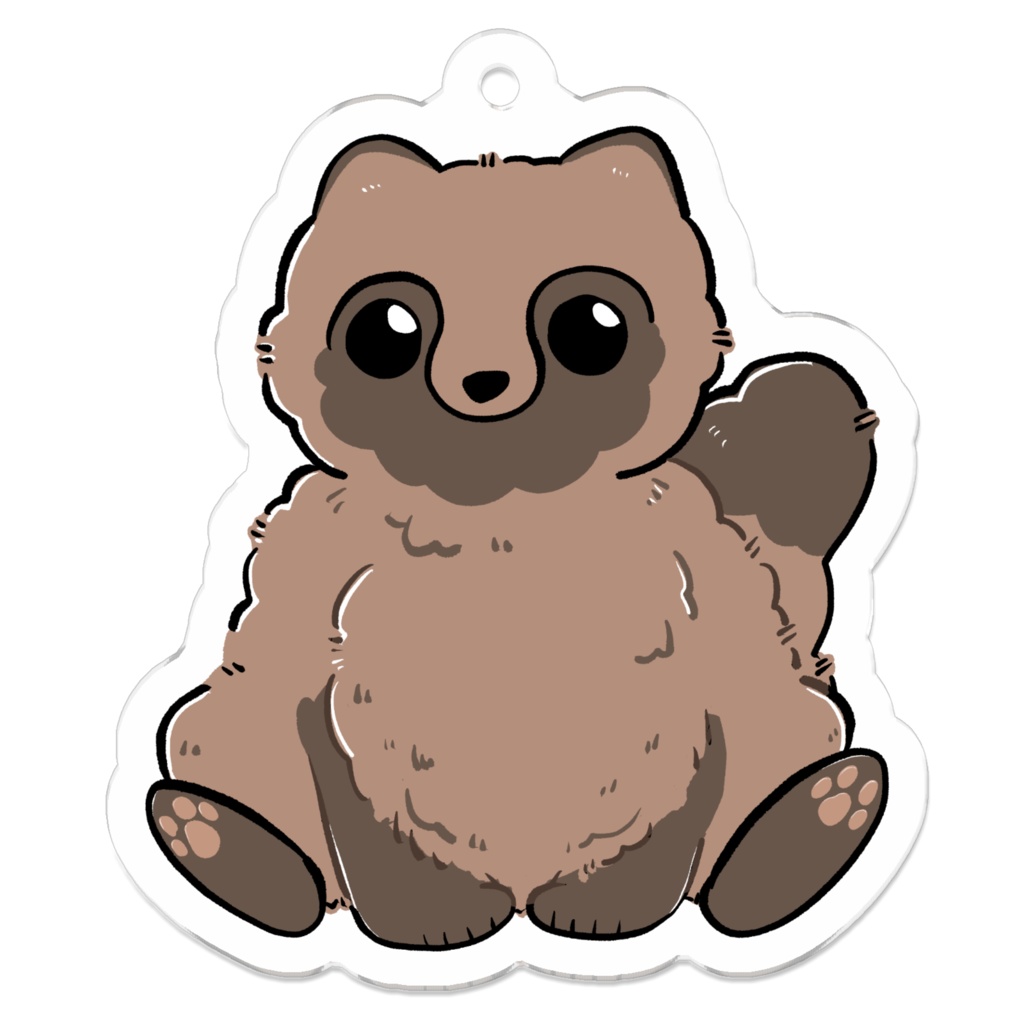 おすわりたぬきー