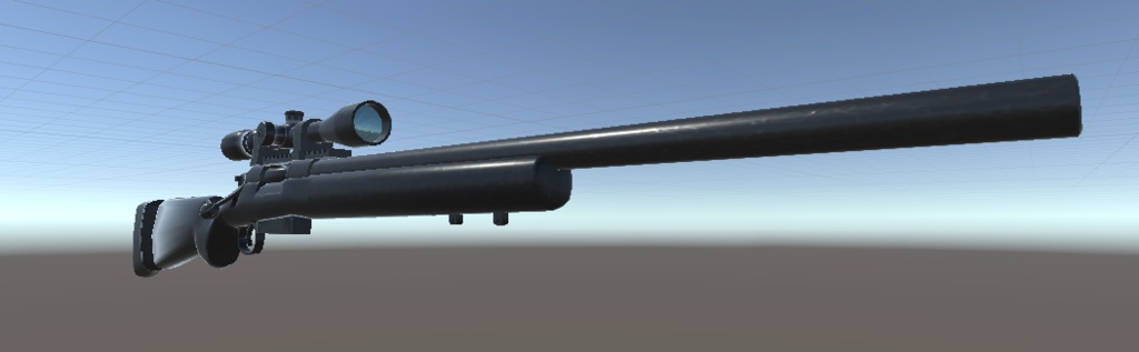 M24 スナイパーライフルの3Dモデル