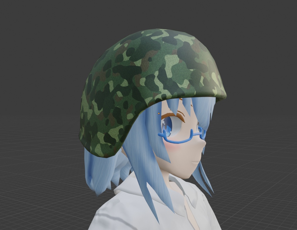 【色差分有】ミリタリー風迷彩ヘルメット