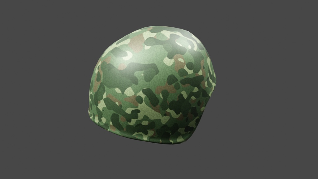 【色差分有】ミリタリー風迷彩ヘルメット