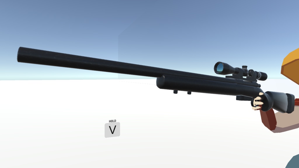 VRChat内で射撃可能な銃 M24 スナイパーライフル