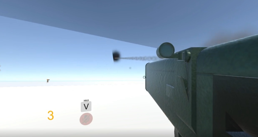 VRChat内で発射可能な重火器 M202 ロケットランチャー