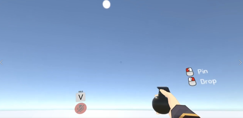 VRChat内で爆発する手榴弾 差分3種