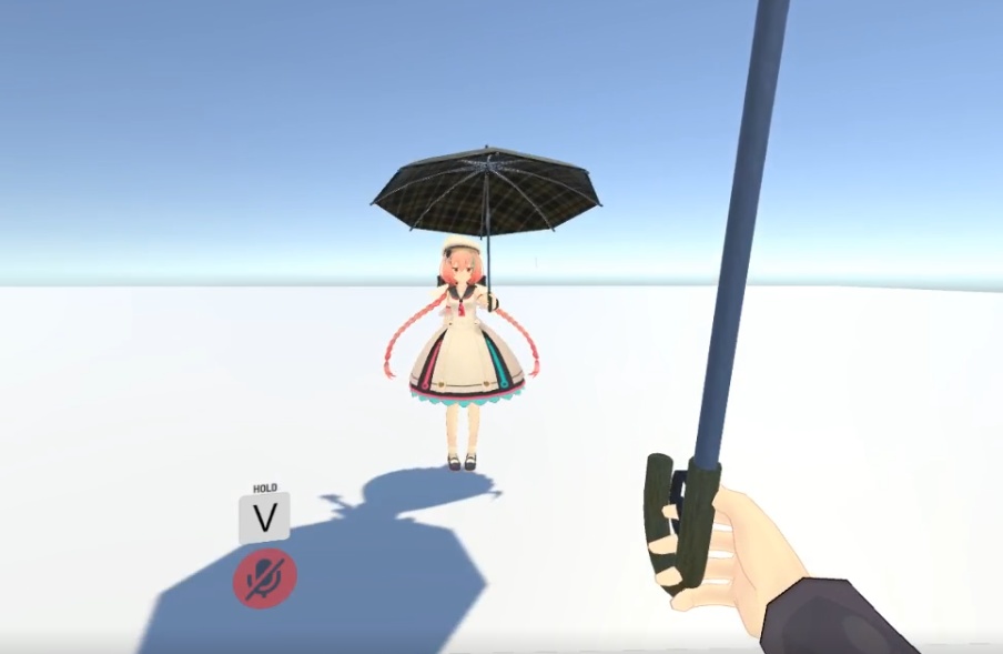 【VRCギミック】開閉可能な普通の傘に見せかけた傘ショットガン
