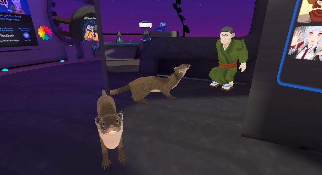 リアルチックなイタチ【VRCアバター/Quest版有】【ver1.02】