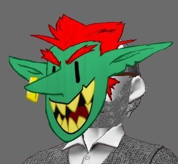 GamerGoblinGary Mask for VRoid (hair preset)