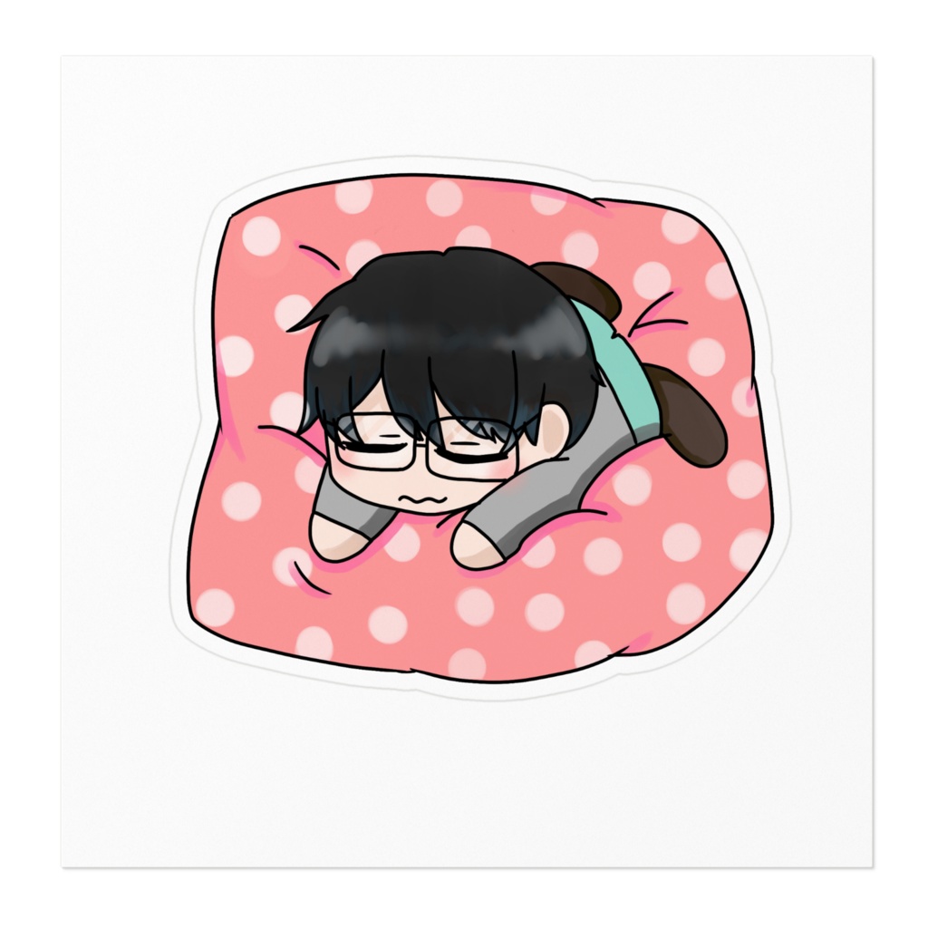 おっくん"だるだる"ステッカー