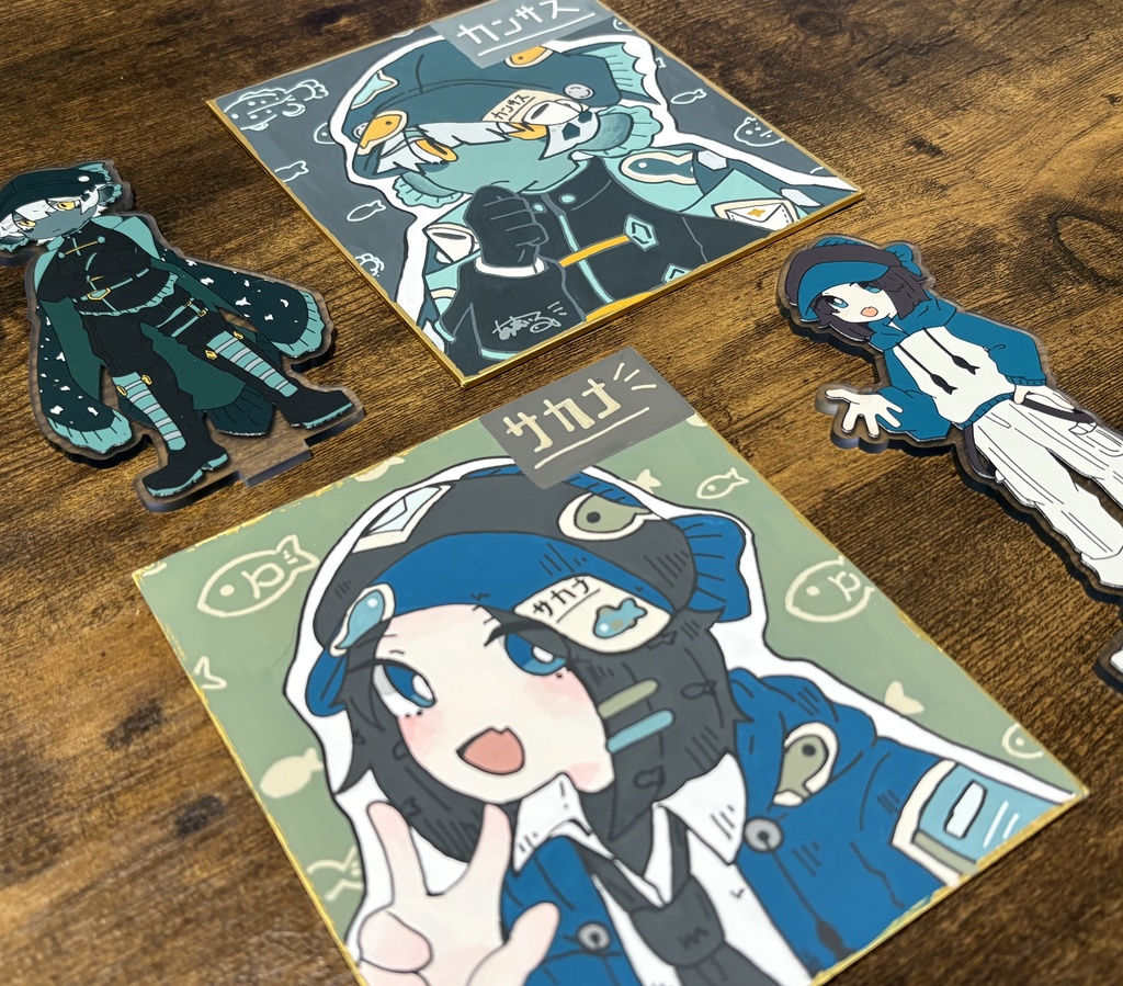 えのぐの色紙