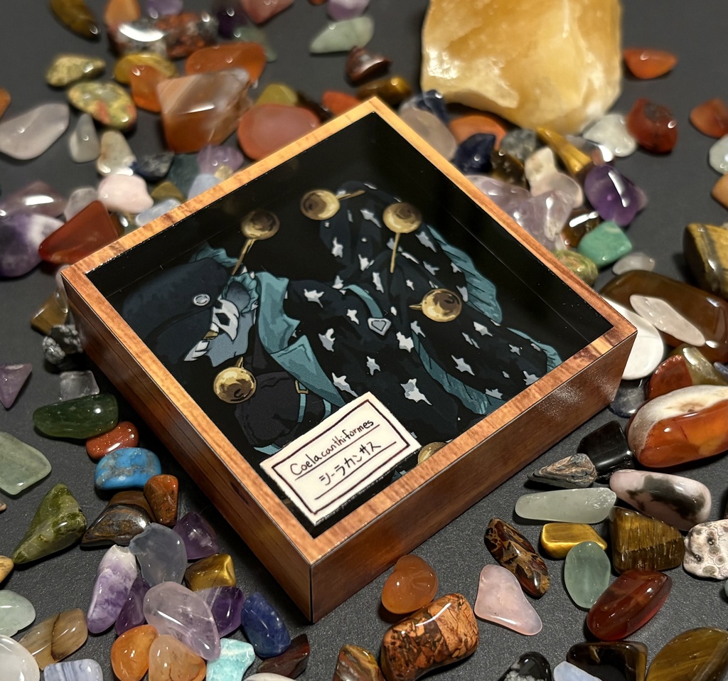 展翅アクリルブロック