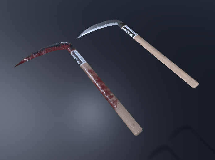 鎌(Sickle)【2種】【MA対応】 - まくら3D - BOOTH