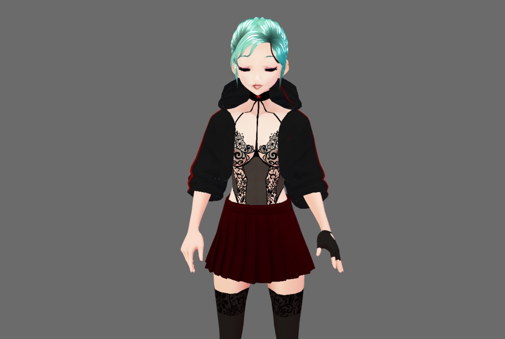 Vroid Night out with the girls outfit