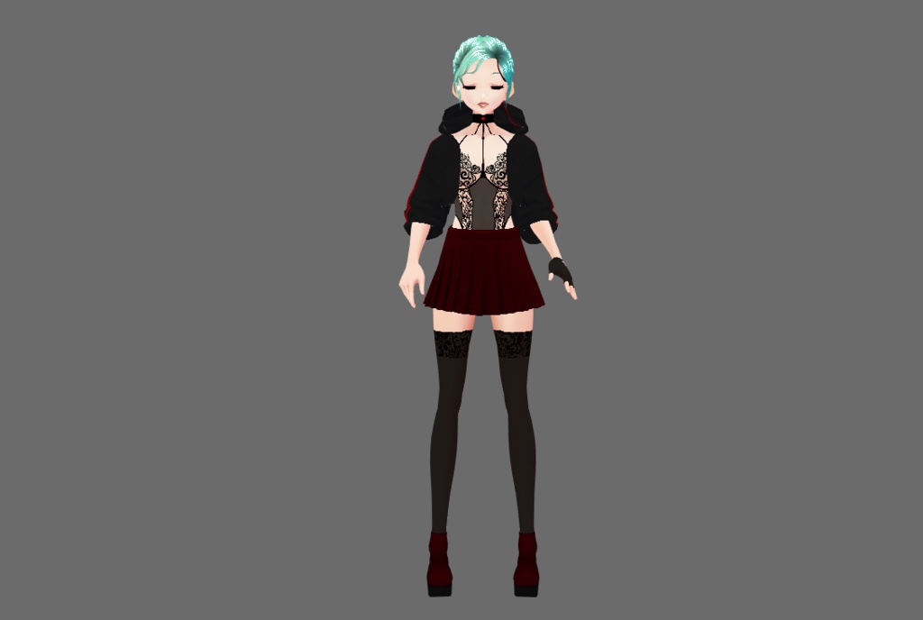 Vroid Night out with the girls outfit