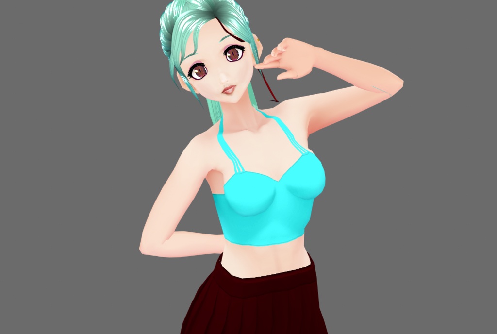 Vroid basic croptop pack