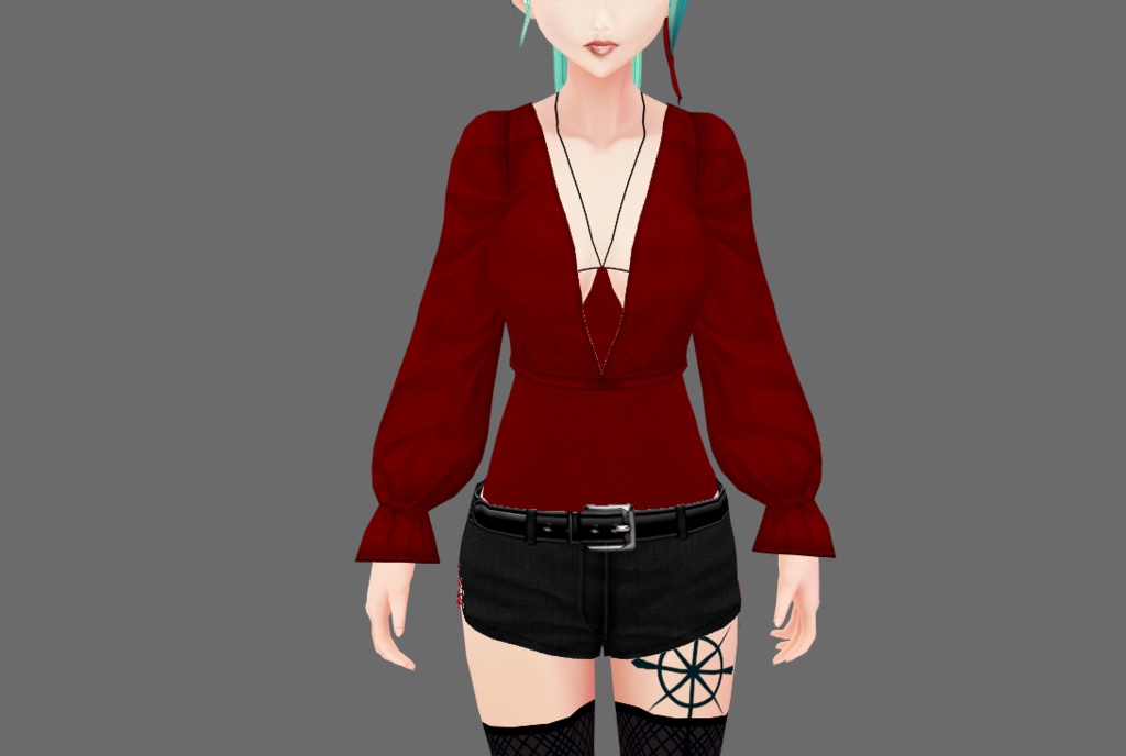 Gal Gadot Justice League inspired top vroid skin