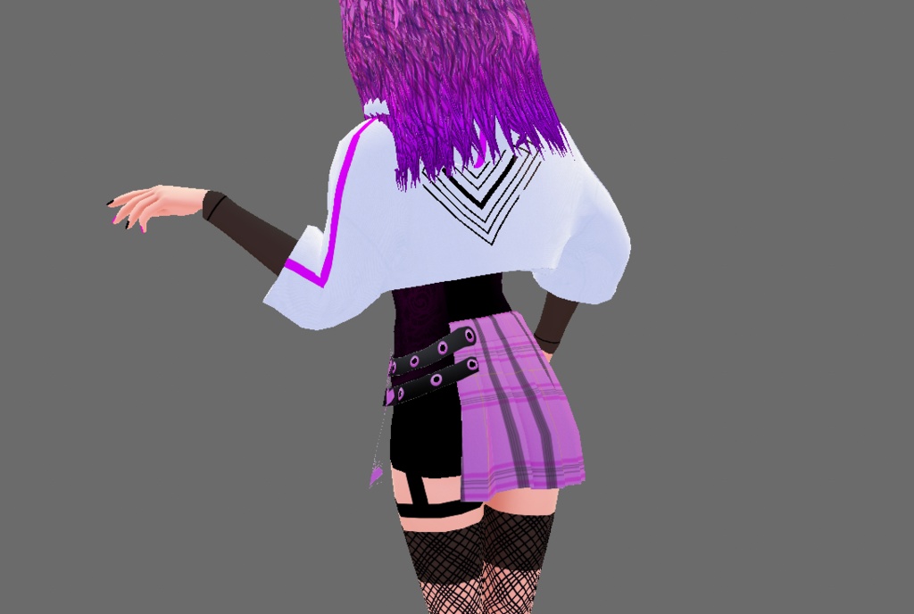 egirl outdoor outfit vroid