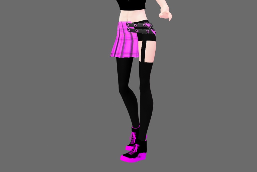 e-girl outfit vroid