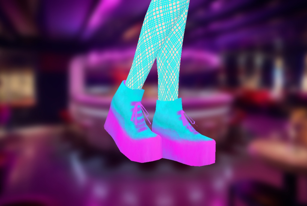 magenta teal party dress vroid clubwear outfit