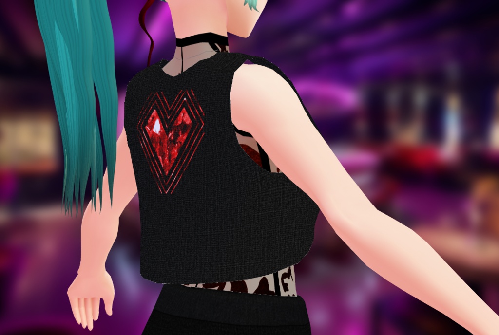 Vroid outfit tribal teddy and wool outer set