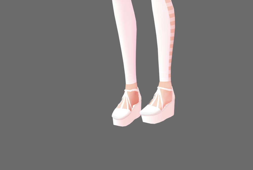 Vroid Sporty outfit white