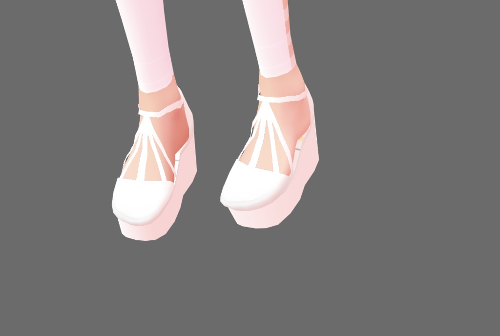 Vroid Sporty outfit white