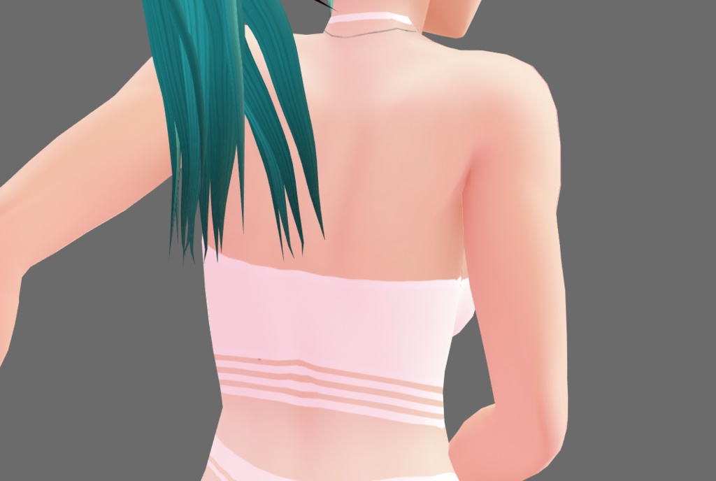 Vroid Sporty outfit white