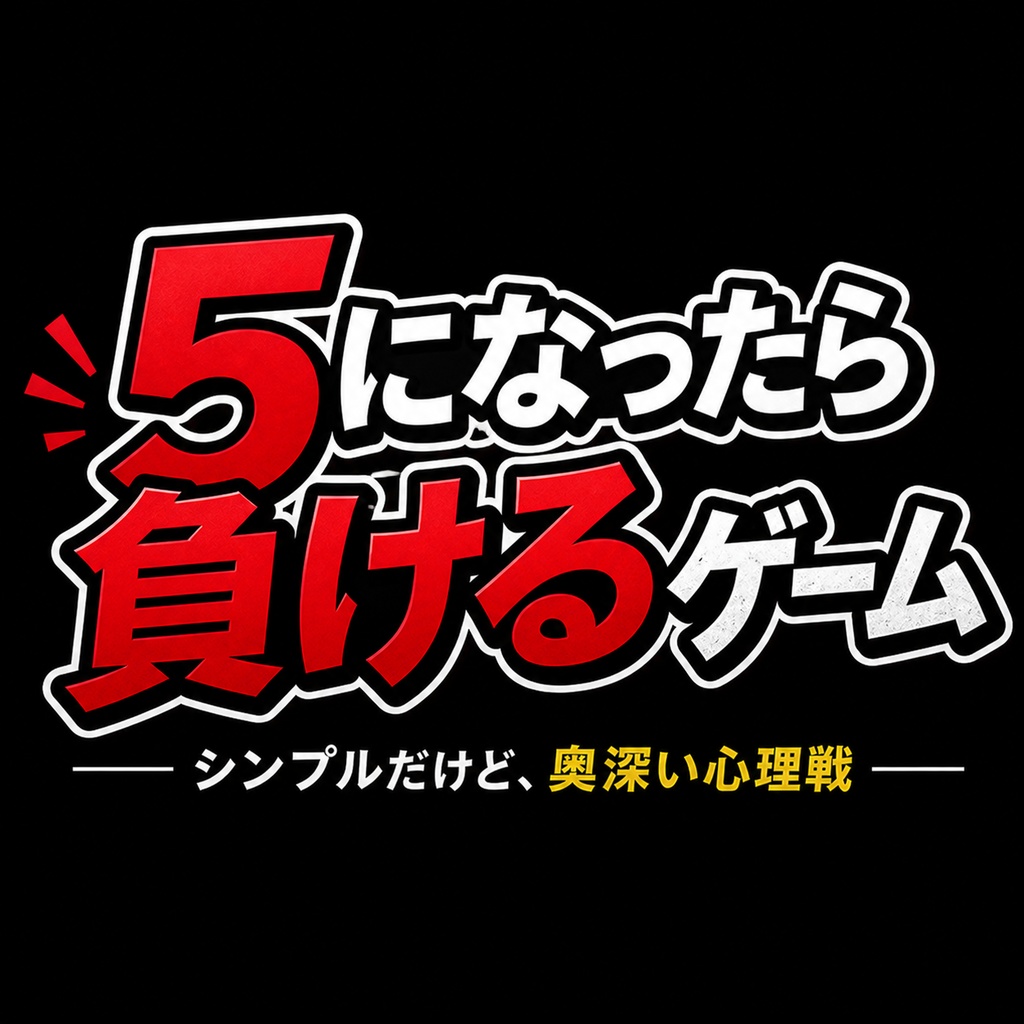 5になったら負けるゲーム
