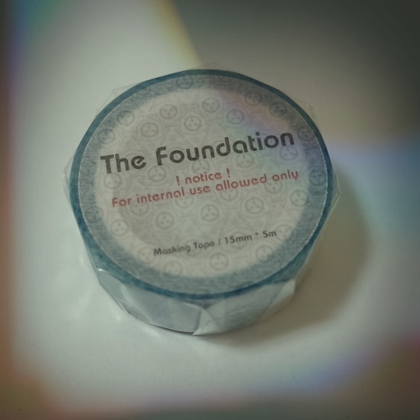 財団資材風マスキングテープ