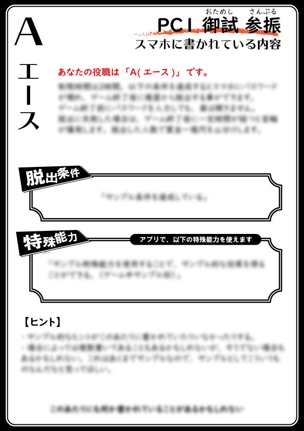 【デスゲーム&マーダーミステリー】キングを殺すには - Killer King【7名+GM必須】