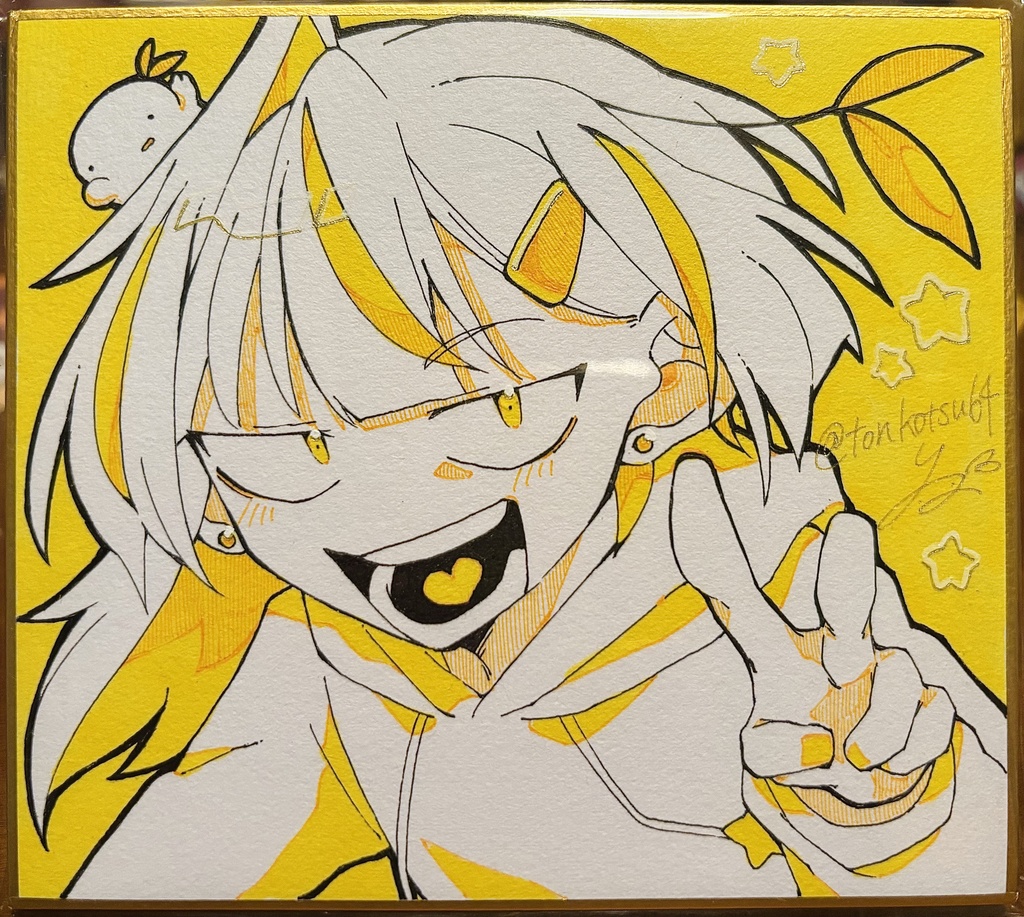 【色紙】とんこつ 3