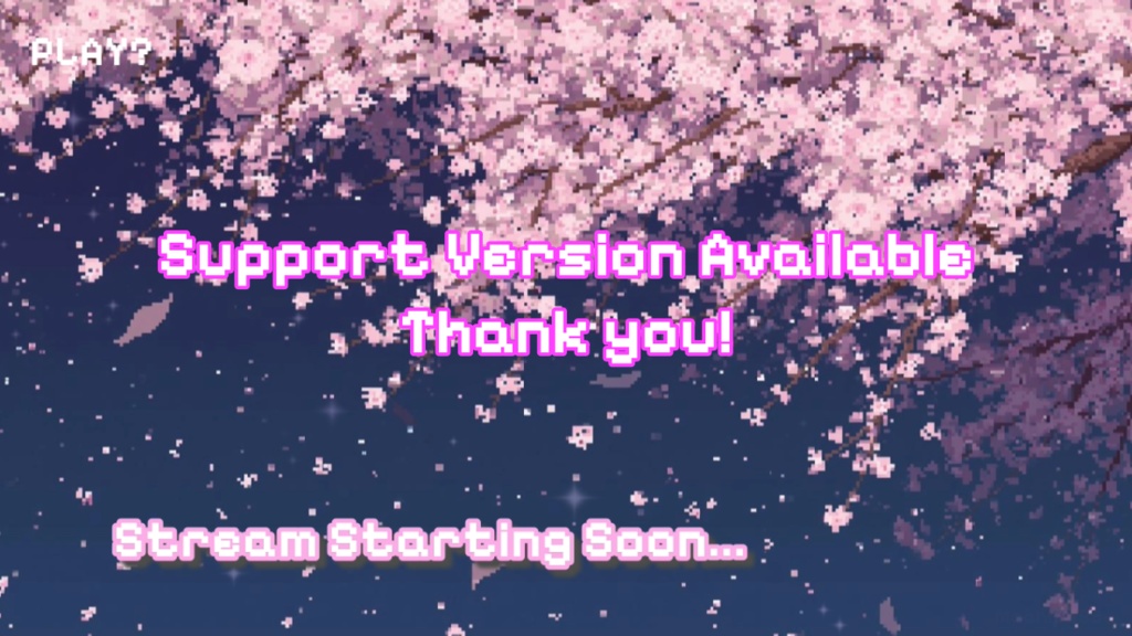 桜の配信待機画面 MP4|春のStarting Soon動画素材(OBS対応)