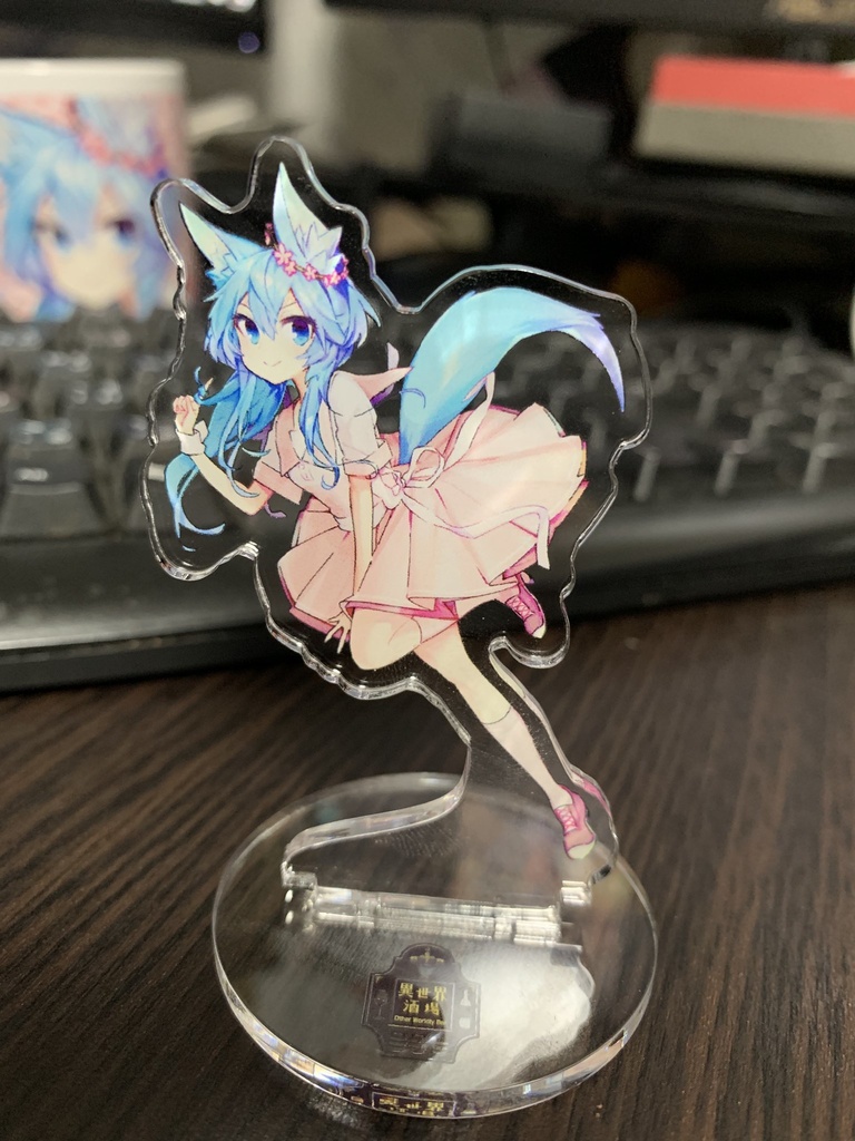 水菜アクリルスタンド(春服)