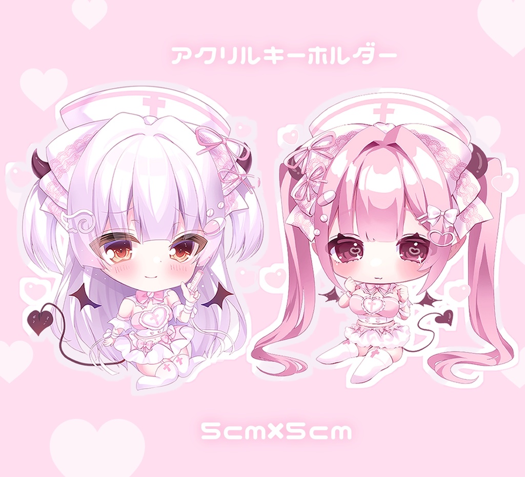 夢萌いあ×なかとみさコラボ【C107】♡B2タペストリー♡アクキーセット♡