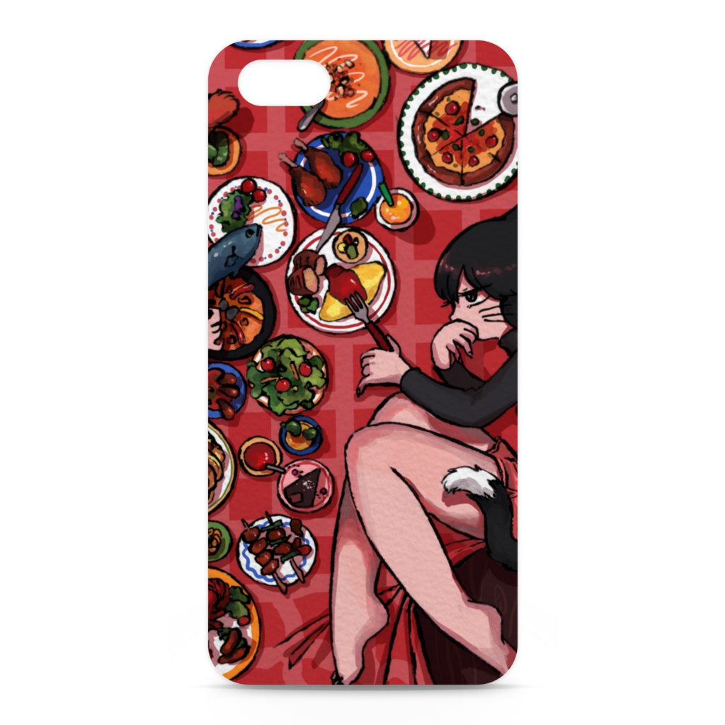猫の食卓　iPhoneケース(5,6,7有り)