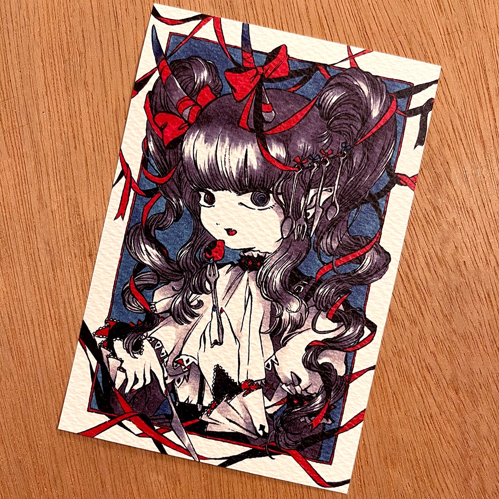 【SALE!】ポストカード3種+みつのちゃん栞セット