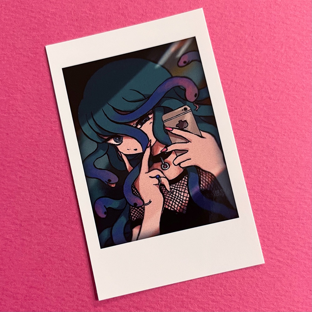 【SALE!】チェキ風イラストカード 3種セット