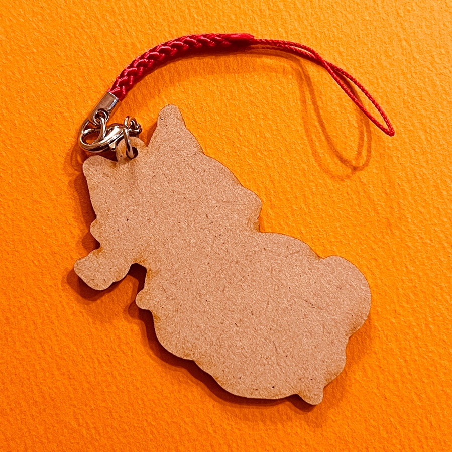 こっくりさん木製キーホルダー