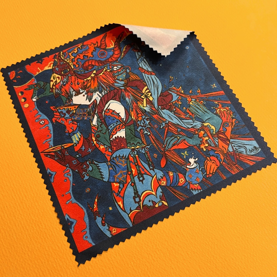 メガネ拭きクロス「真夜中ティータイム」