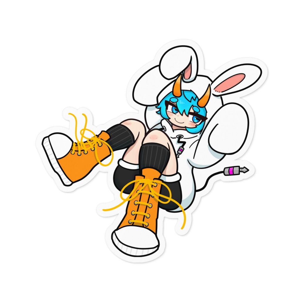 うさぎ大佐.ステッカー