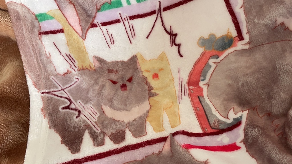 ニャンコブランケット