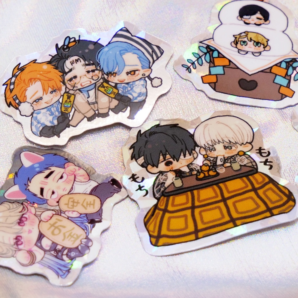 キラキラステッカー5枚入り