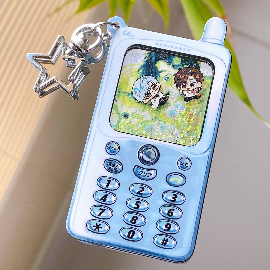 太陽×冷也 ゆらゆらグリッターオイルアクキー