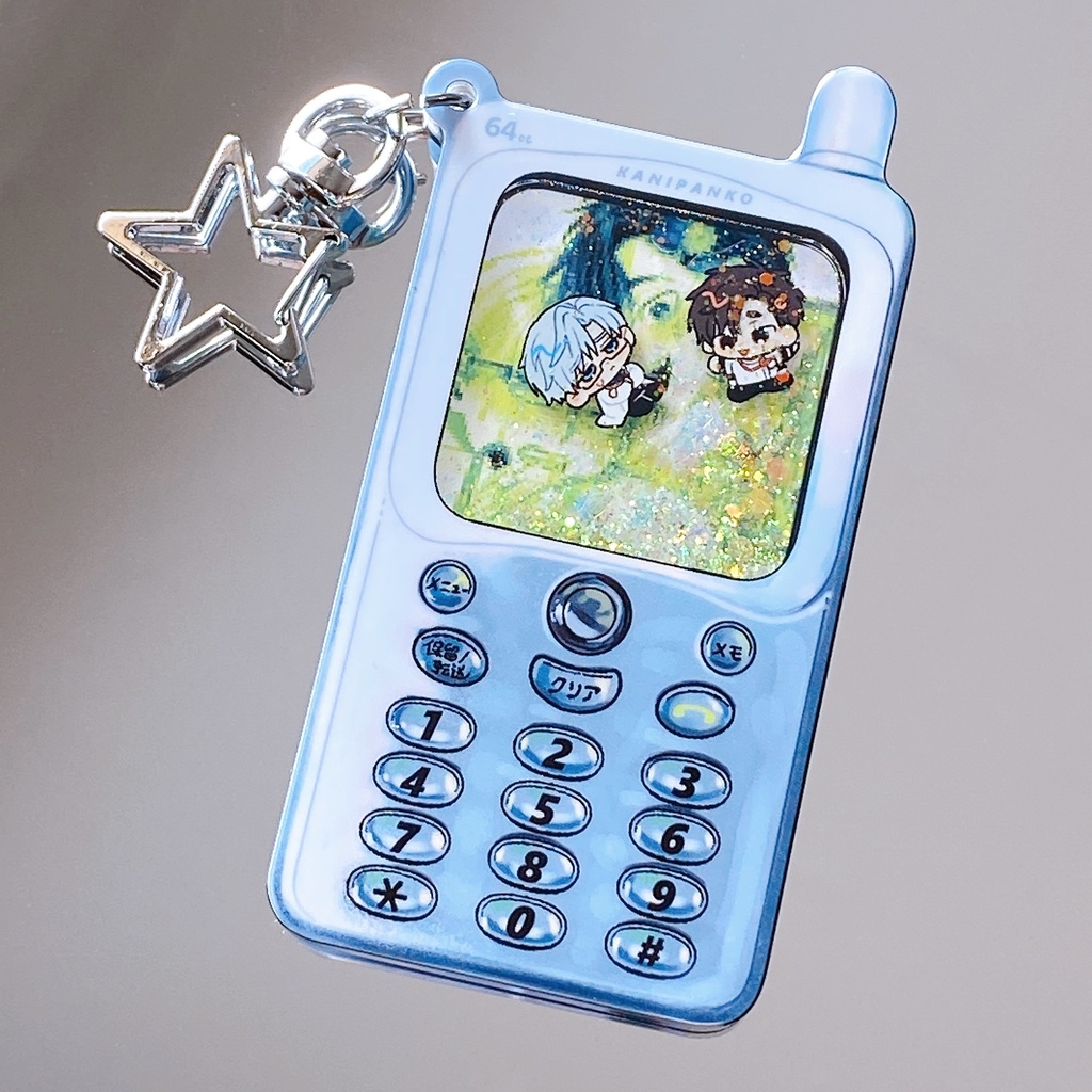 太陽×冷也 ゆらゆらグリッターオイルアクキー