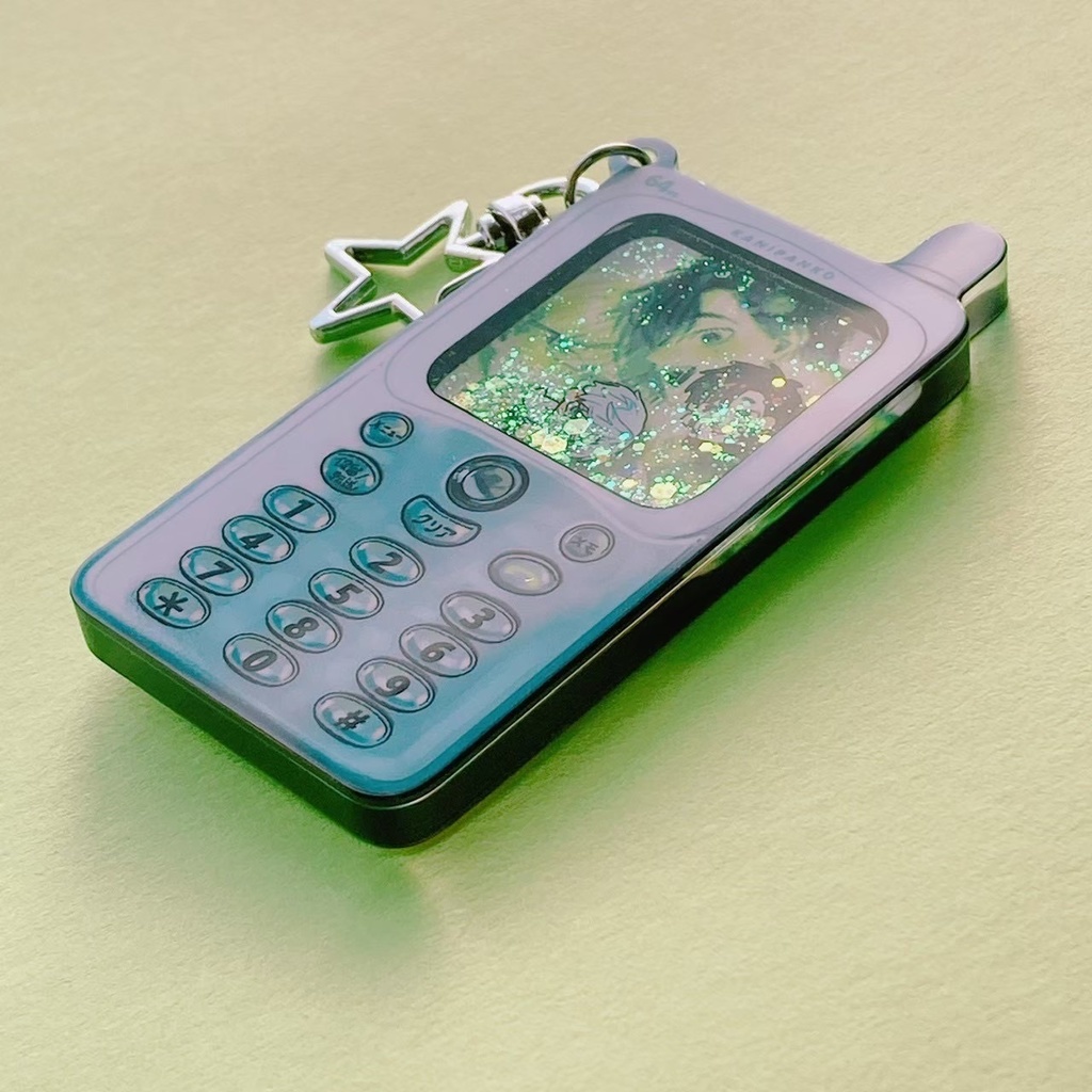 太陽×冷也 ゆらゆらグリッターオイルアクキー